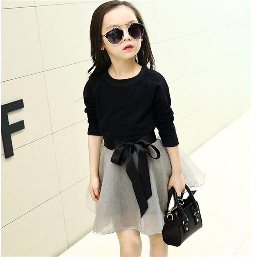 Spring Style Korean Style Personalized Fashion Gauze Skirt Suit Two-piece Suit