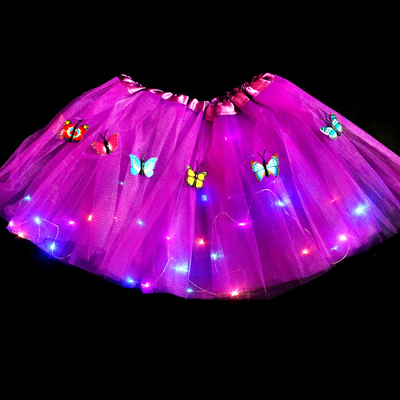 Illuminated Butterfly Skirt Tutu Skirt