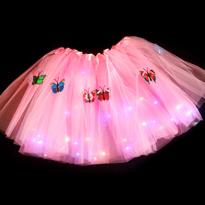 Illuminated Butterfly Skirt Tutu Skirt