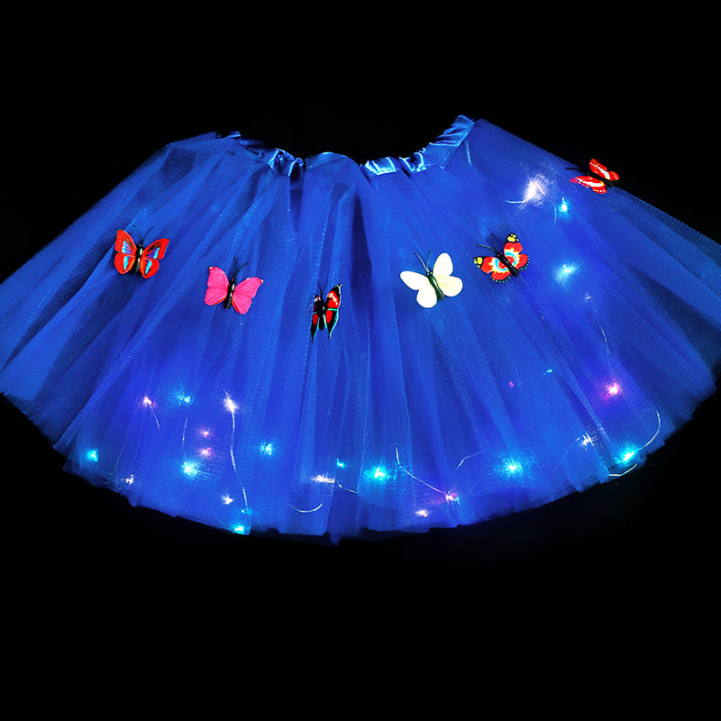 Illuminated Butterfly Skirt Tutu Skirt