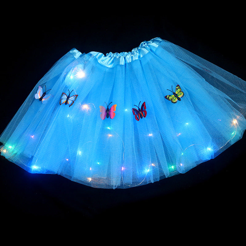 Illuminated Butterfly Skirt Tutu Skirt