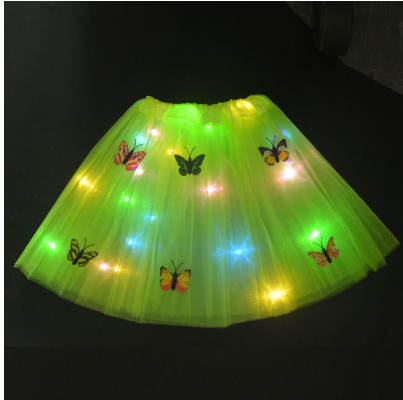 Illuminated Butterfly Skirt Tutu Skirt