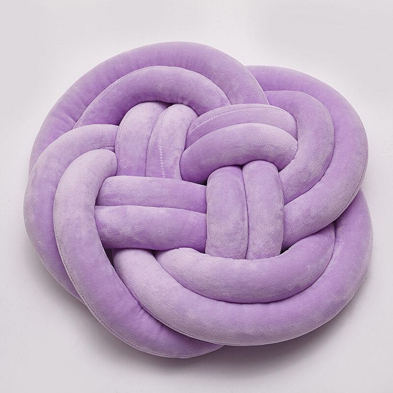 Newborn Pillow Knot Ball Cuddle Pillow Cushion kids pillows Weaving decoration for gift protection pad YZL031