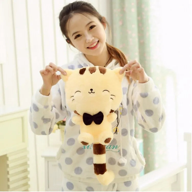 45CM Lovely Big Face Smiling Cat Stuffed Plush Toys Brinquedos