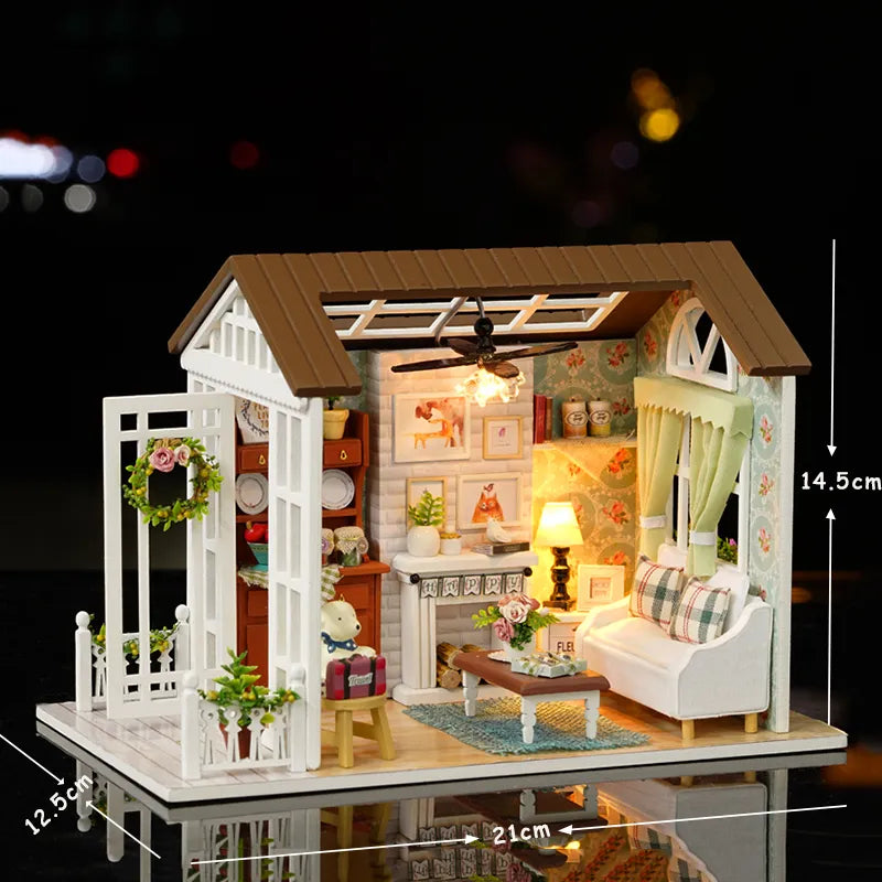 DIY Dollhouse: Miniature Model Building Kits