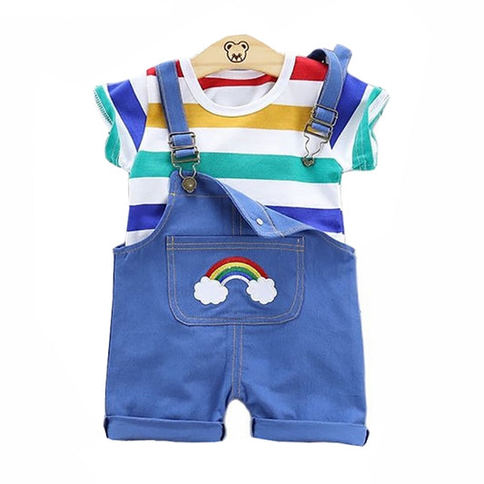 2pcs Summer Baby Clothes Set: Cute Cartoon