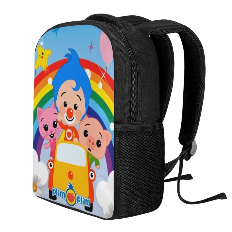 Twoheartsgirl Plim Plim Kindergarten Infantile Small Backpack Baby Cartoon School Bags Children Back to School Preschool Bookbag
