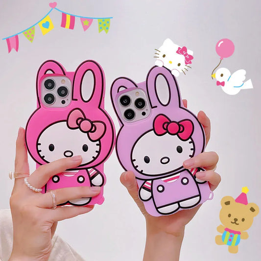 Sanrio Hello Kitty My Melody 3D Phone Case for Iphone