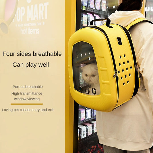Breathable Travel Pet Carrier: Capsule Design!