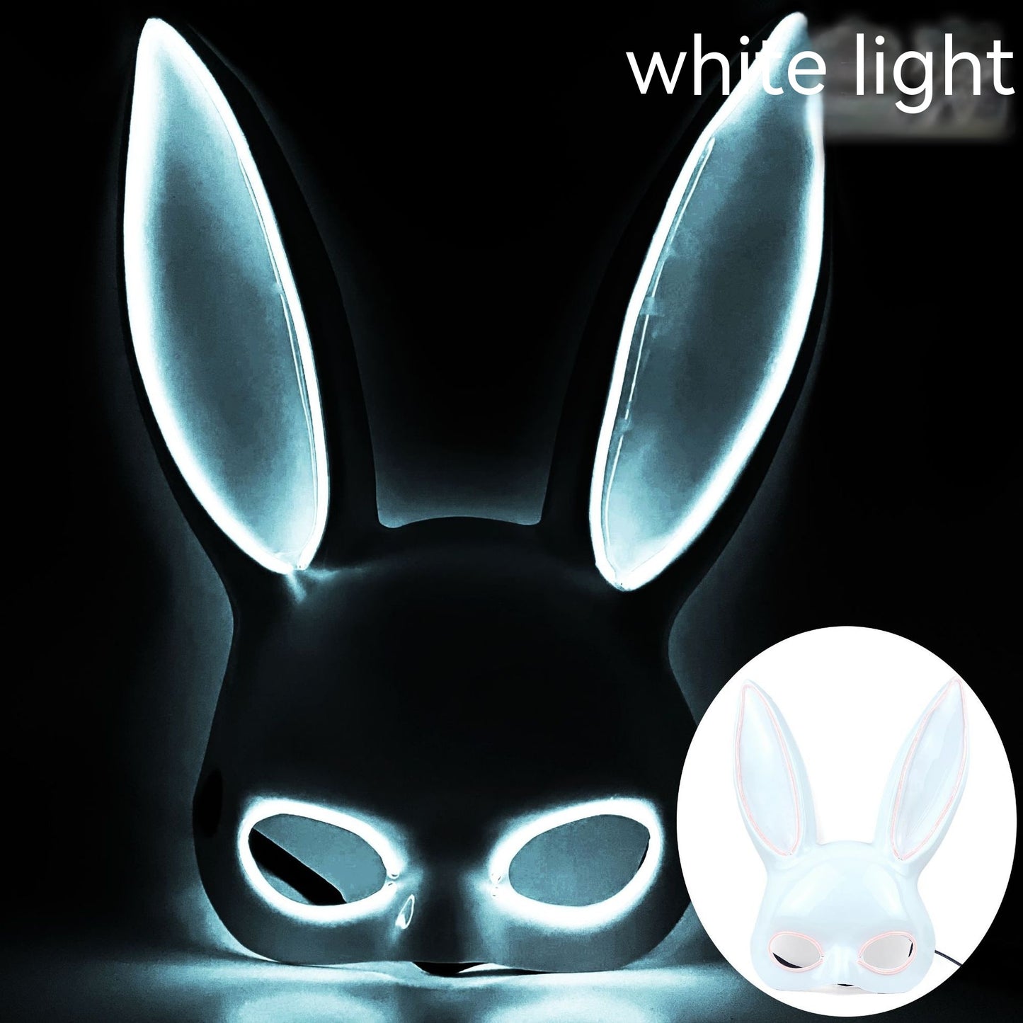 Christmas Ball Luminous Rabbit Mask