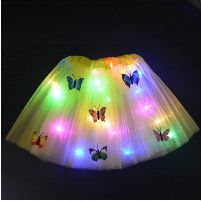 Illuminated Butterfly Skirt Tutu Skirt